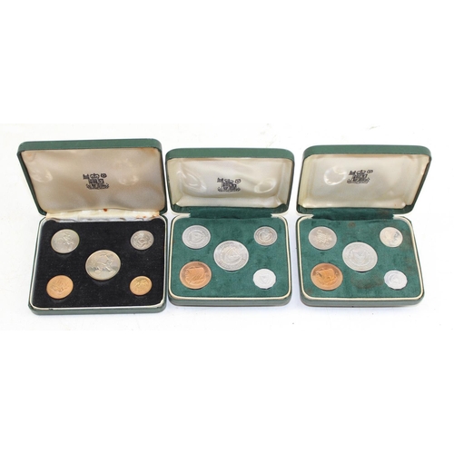 1306 - 2 Royal Mint Cyprus coin sets and a Royal Mint Zambia coin set (3)