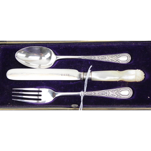 1136 - 3 boxed silver plated cutlery sets