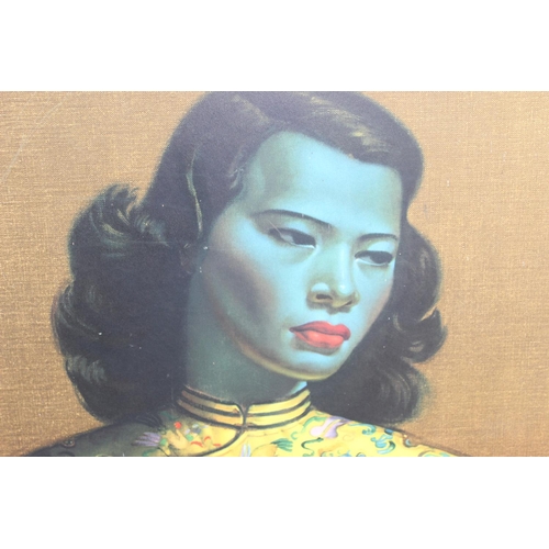 509 - Tretchikoff (1913-2006), a vintage 1970's framed print of the 'Chinese girl'