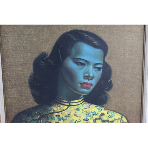 509 - Tretchikoff (1913-2006), a vintage 1970's framed print of the 'Chinese girl'