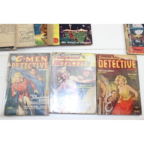 590 - Qty of 1950's Pulp magazines