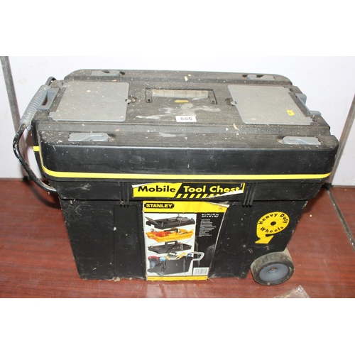 885 - Stanley tool chest and contents