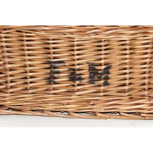 291 - 2 vintage wicker hampers, one Fortnum & Mason