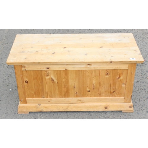 197 - Pine ottoman or blanket box