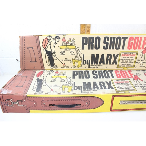 1545 - 2 Marx Pro Shot golf games, in boxes