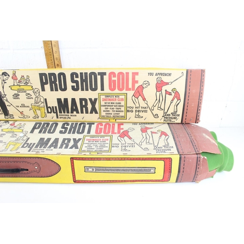 1545 - 2 Marx Pro Shot golf games, in boxes