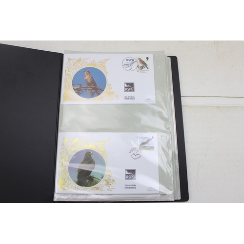 620 - Stamps - RSPB Luxury Bird First Day covers, (23)