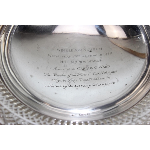 1111 - A large pierced silver bowl, Chester 1916 by Barker Brothers (Herbert Edward Barker & Frank Ernest B... 