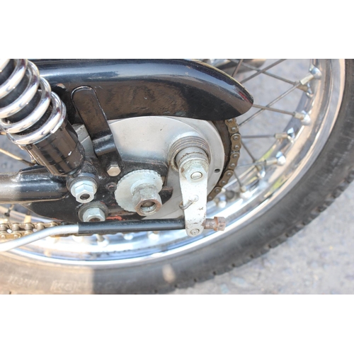 756 - 1965 Royal Enfield 250cc Continental GT motorcycle or motorbike fitted with a 4 speed Crusader engin... 