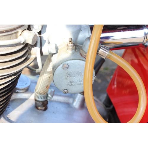 756 - 1965 Royal Enfield 250cc Continental GT motorcycle or motorbike fitted with a 4 speed Crusader engin... 