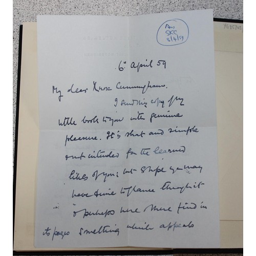 569 - The Nature of Evidence by Sir Alfred Bucknill, signed by author, Ex Libris Sir Samuel Knox Cunningha... 