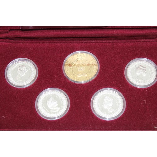 1302 - Royal Australian Mint “The Royal Ladies” limited edition set of 4 925 Silver Coins (each 33.63g) & 1... 