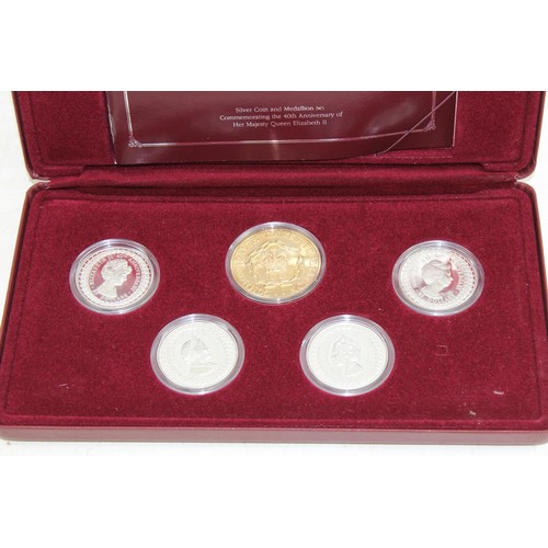 1302 - Royal Australian Mint “The Royal Ladies” limited edition set of 4 925 Silver Coins (each 33.63g) & 1... 