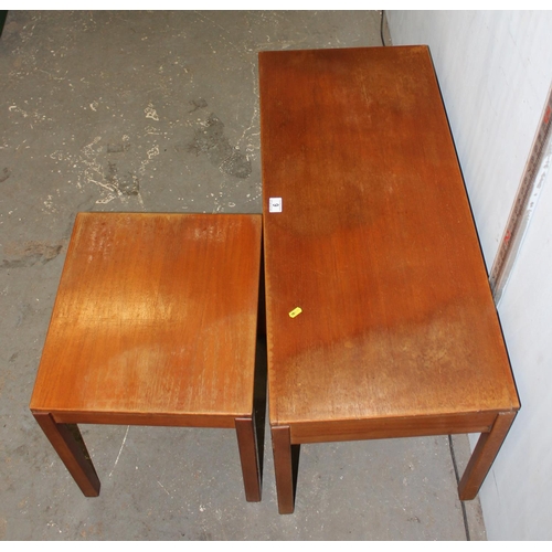 9 - Retro Coffee table with drawer and pull out table