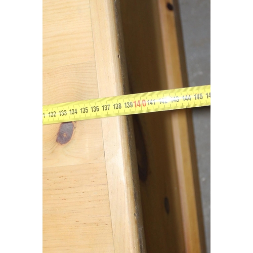 43 - A large pine trunk or blanket box