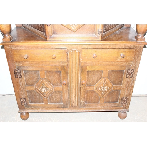 83 - Jacobean style Oak court cupboard, 17th century style
