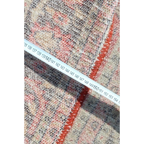 216 - 2 vintage flat weave rugs, approx 216cm x 149cm
