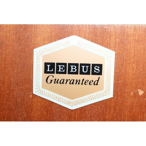 102 - A retro Lebus small wardrobe with shelves