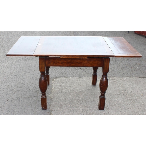 98 - Vintage oak extending dining table