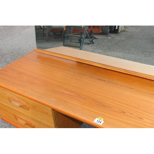 124 - Retro Austinsuite dressing table with mirror