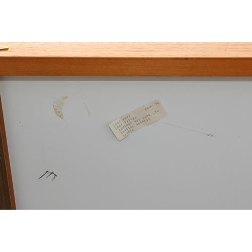 125 - Austinsuite - A pair of retro 3 drawer bedside cabinets