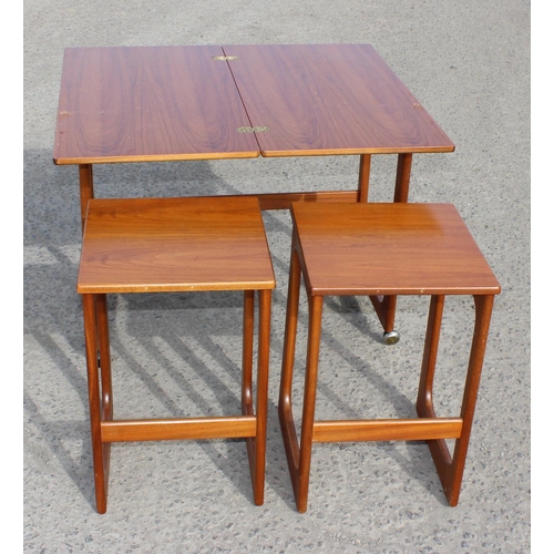 129 - A.H. McIntosh Retro fold over nest of tables
