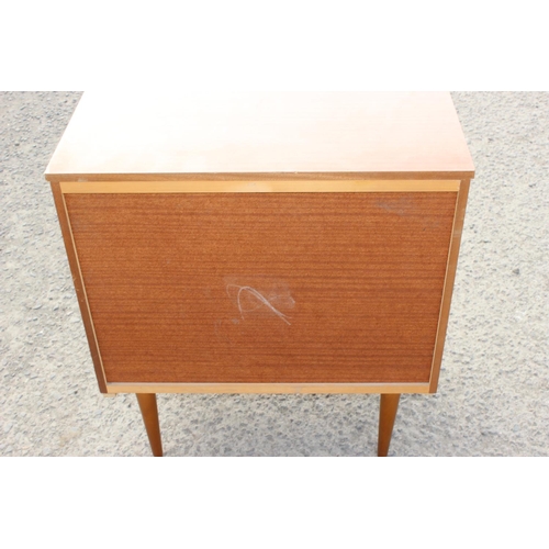 134 - Retro three drawer chest of drawers with interesting handles
