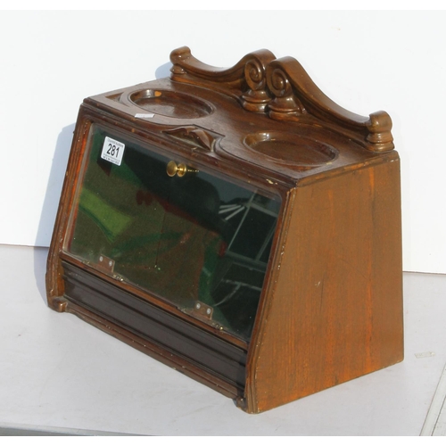 281 - Vintage cigar or cigarette display box