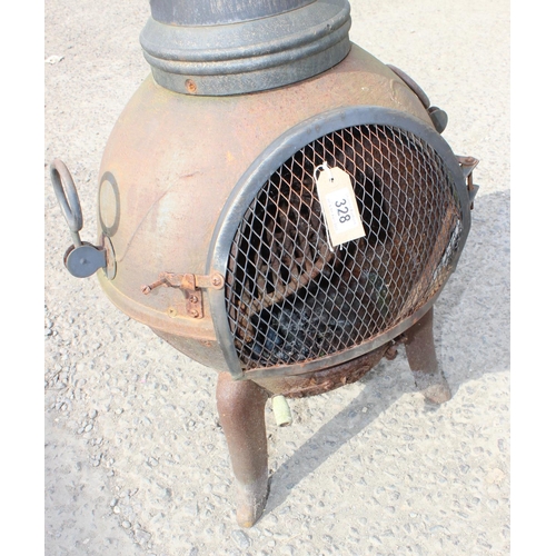 328 - Wood burner or chimenea