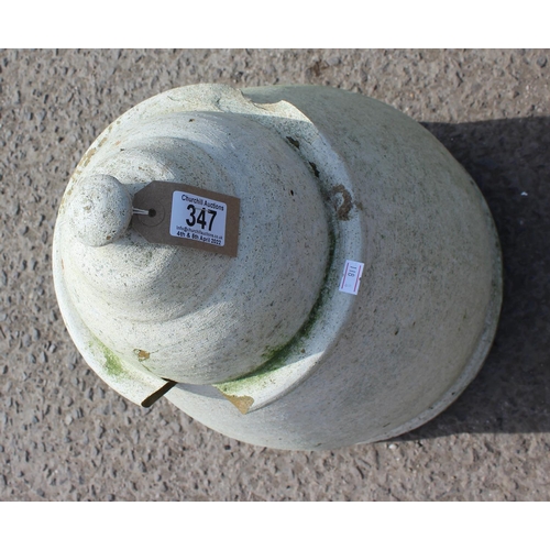 347 - Terracotta Rhubarb forcer with lid