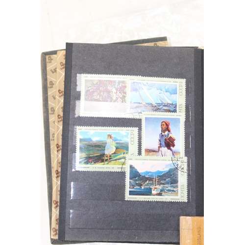558 - Stamp stockbook containing majority Soviet era stamps