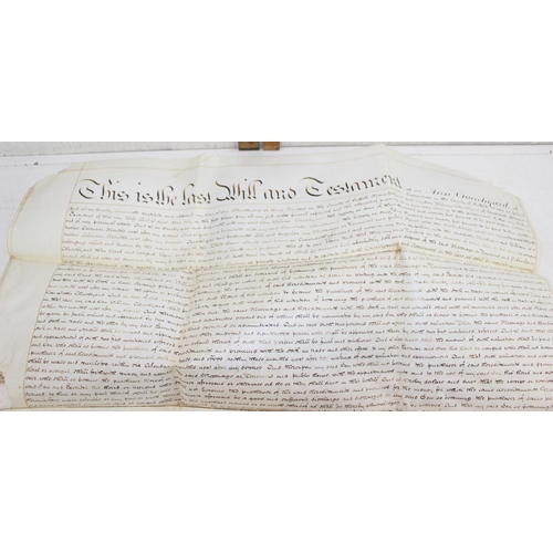 561 - 3 antique legal indentures