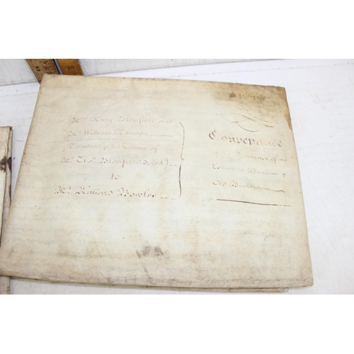 561 - 3 antique legal indentures