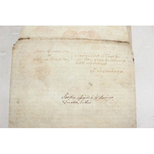 561 - 3 antique legal indentures