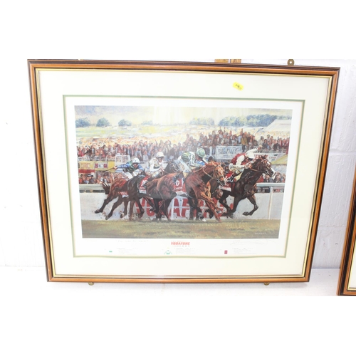 521 - Horse Racing Autograph - Framed & glazed limited edition Epsom's Tribute to Lester Piggott 1970-1984... 