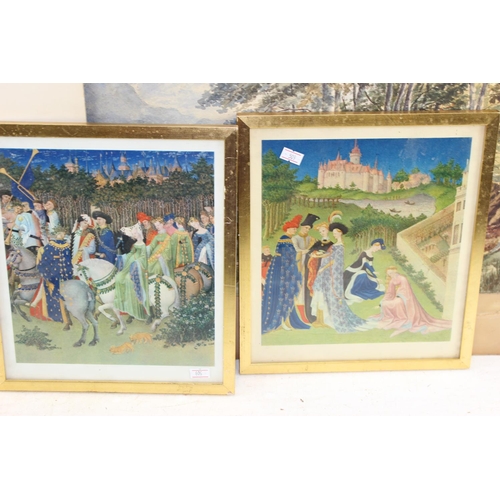 434 - A large qty of assorted painting and pictures