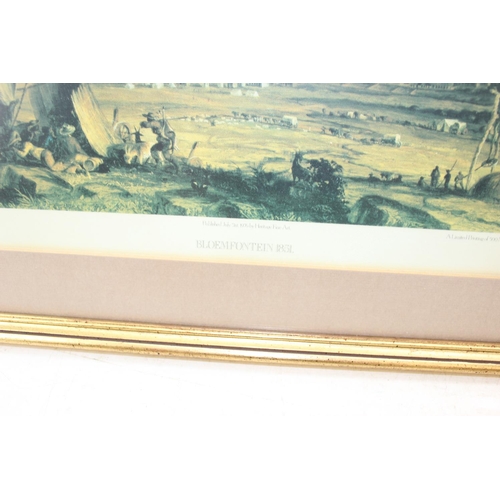 443 - A set of 6 Heritage Fine Art limited edition prints after T. Baines, in gilt frames