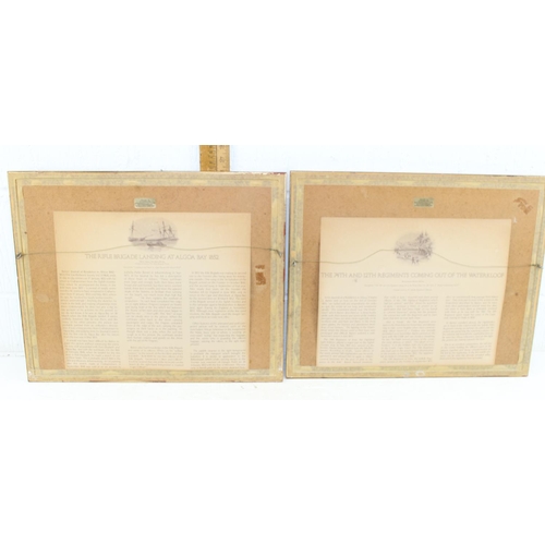 443 - A set of 6 Heritage Fine Art limited edition prints after T. Baines, in gilt frames