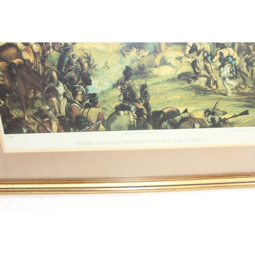 443 - A set of 6 Heritage Fine Art limited edition prints after T. Baines, in gilt frames