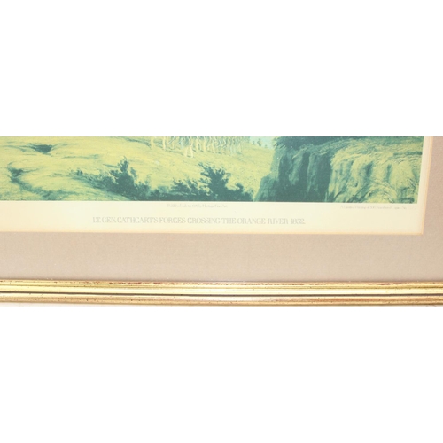 443 - A set of 6 Heritage Fine Art limited edition prints after T. Baines, in gilt frames