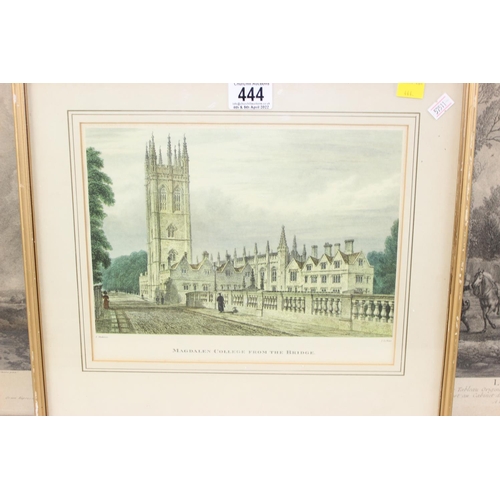 444 - Qty of assorted antique prints etc