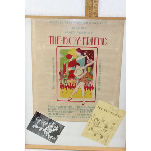 446 - 3 framed amateur theatre production displays