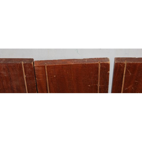 78 - 4 retro wooden shelves, believed to be Ladderax