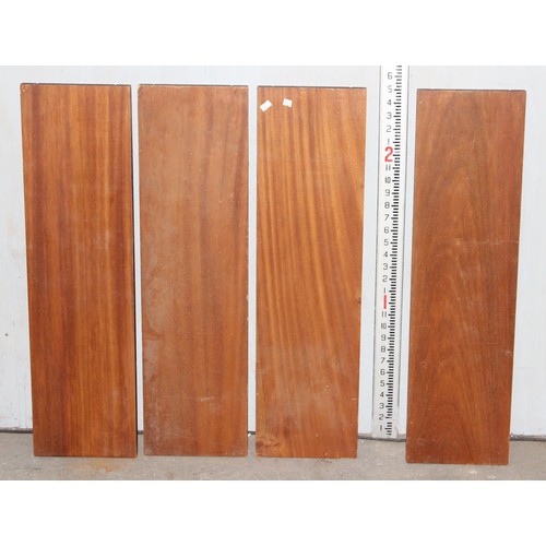 78 - 4 retro wooden shelves, believed to be Ladderax