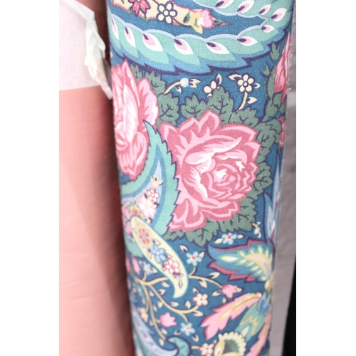 173c - 12 part rolls of assorted fabrics to inc Laura Ashley