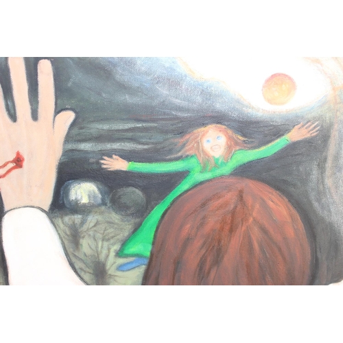 462 - Brian O'Rourke (XX-XXI), oil on canvas entitled 