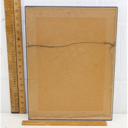 480 - A tribal style screen print titled 'SKATE', unsigned.