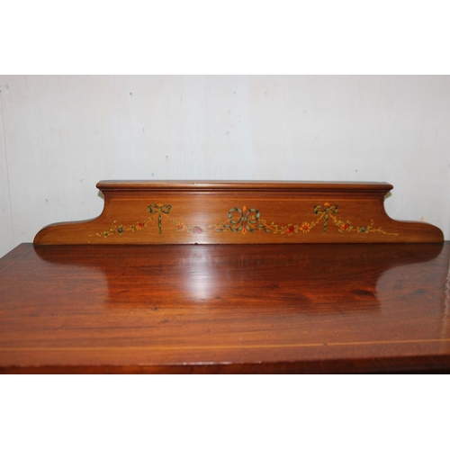 133 - Edwardian Sheraton revival display cabinet