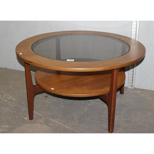 139 - A retro G-Plan style coffee table by Schreiber