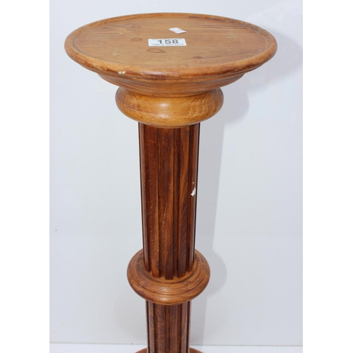 158 - Carved wooden plant stand